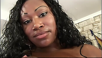 Storbystad Ebony Babe Får Creampie Av Enorm Svart Kuk