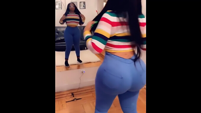 60 Fps Twerking-Samling Med Het Latina Og Afrikansk Twerking